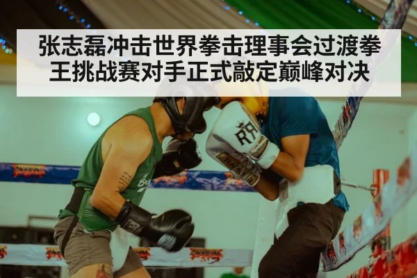 张志磊冲击世界拳击理事会过渡拳王挑战赛对手正式敲定巅峰对决