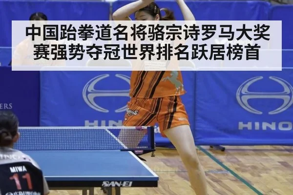 中国跆拳道名将骆宗诗罗马大奖赛强势夺冠世界排名跃居榜首